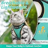 rabbitgoo Cat Harness and Leash Set Escape Proof Adjustable Vest Green Large view 4