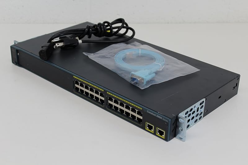 Cisco WS-C2960-24TT-L Catalyst 2960 24 Port 10/100Mbps Layer 2 LAN Base Switch