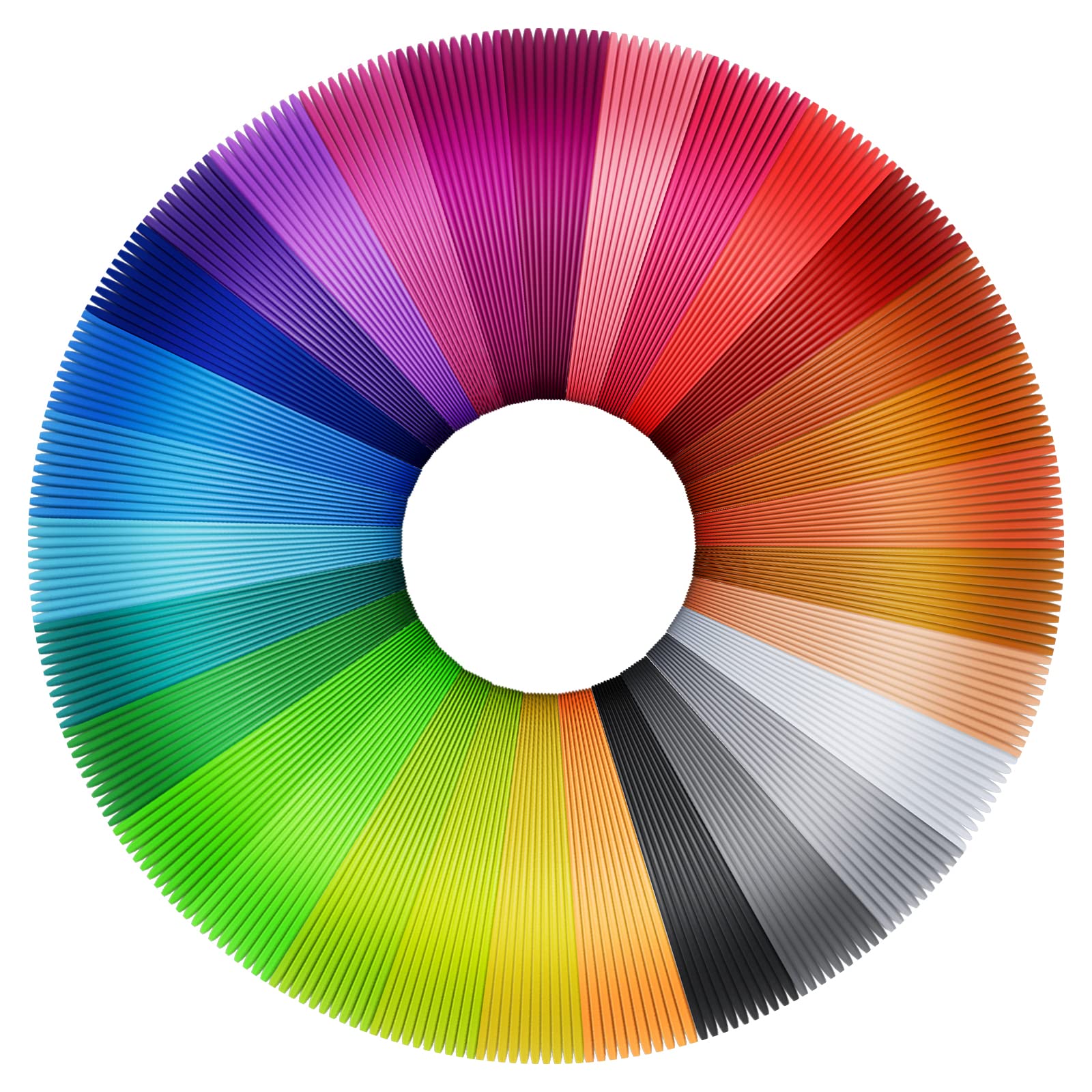 ASTARON 3D Pen Filament Refills PLA 30 Colors Random, 16.4 Ft Per Color Total 492 Ft 3D Printer Filament 1.75mm PLA 3D Pen Refills Set Christmas Gifts