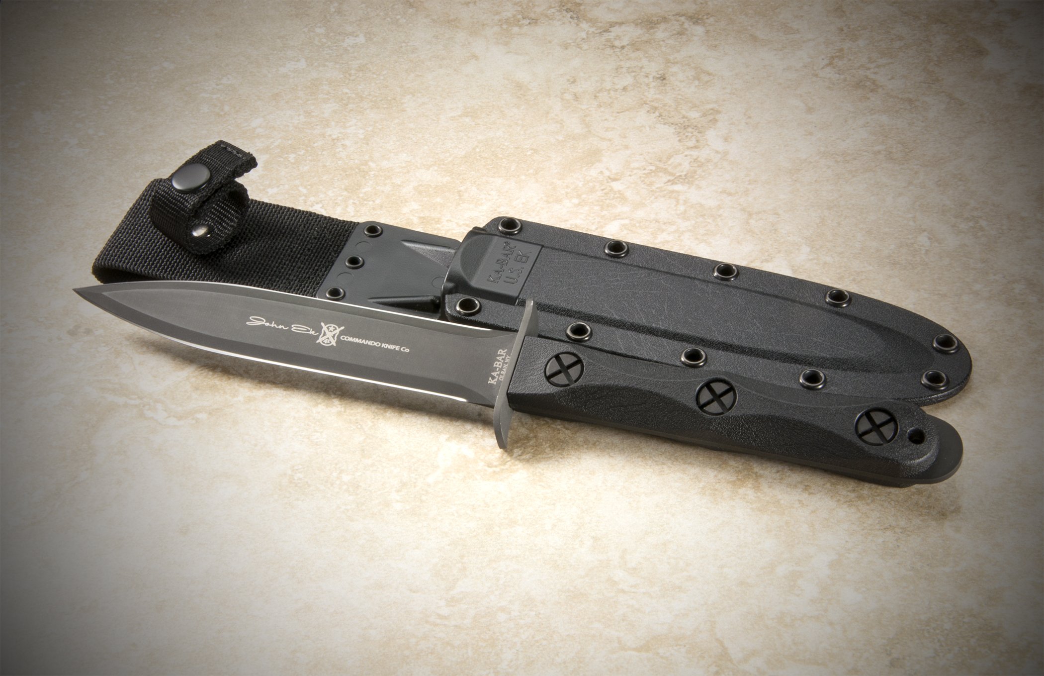 KABAR EK44, Ek EK44 4 with Sheath Steel Hunting Knives