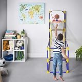 Global Gizmos Arcade Basketball Hoop Indoor Outdoor 86x46x139cm Blue Yellow view 6