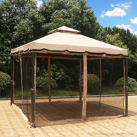 Amazon Com Mastercanopy Gazebo 10x10 Patio Rome Gazebo Canopy