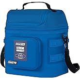 Coleman Pro 24-Can Premium Soft Cooler Lunchbox, Fully Insulated Lid & Body Stays Cold up to 35 Hours, Great for Camping, Tailgating, Parties, Sports, Concerts, Lunches & More