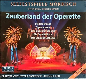 Amazon Zauberland Der Operette メルビッシュ湖上音楽祭boxセット こうもり ジプシー男爵 ヴェニスの一夜 チャルダッシュの女王 ほほえみの国 メルビッシュ湖上音楽祭管 オペラ 声楽 音楽