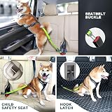 IOKHEIRA Dog Seat Belt Car Harness ISOFIX LATCH Safety Belt Pale Green view 6