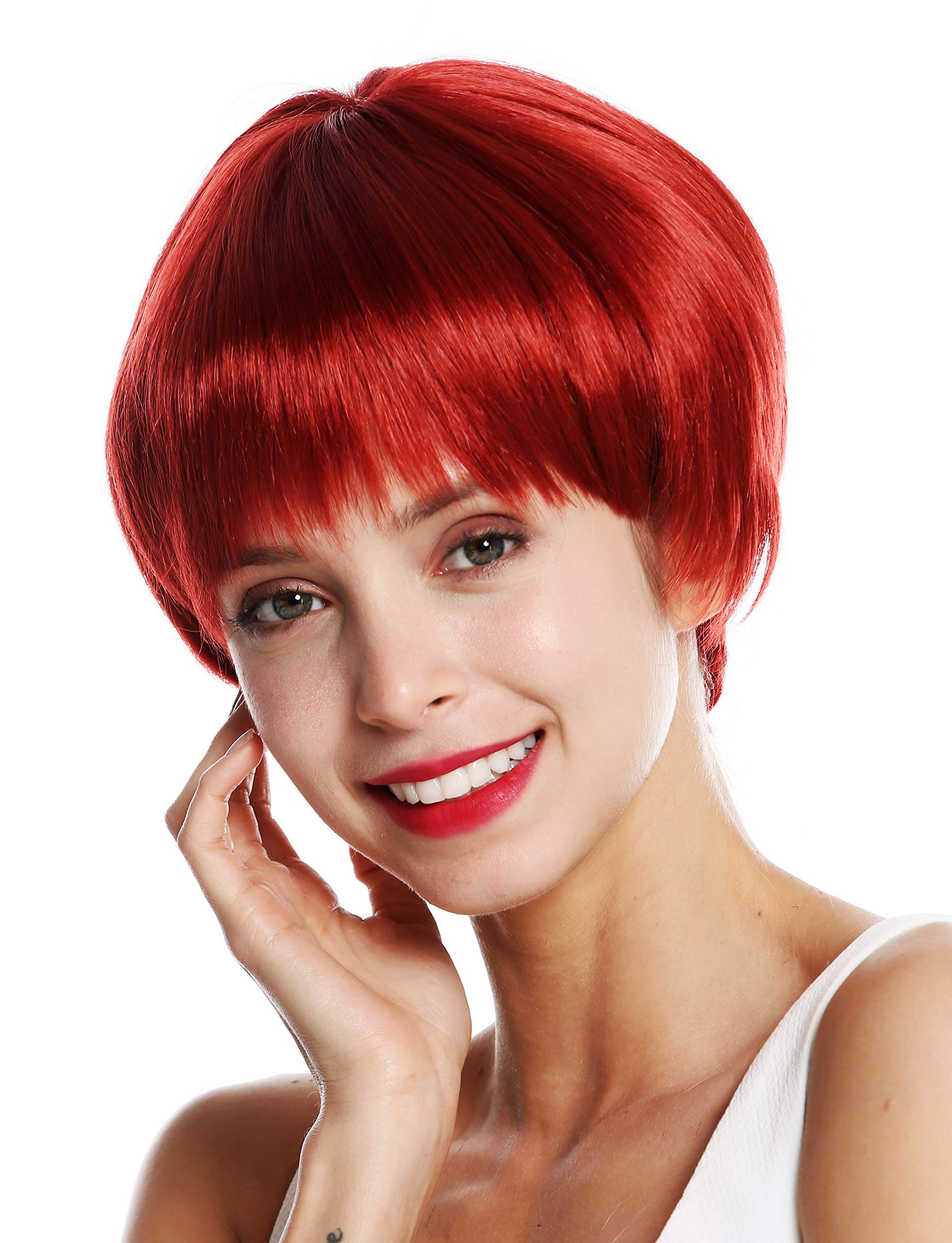 WIG ME UP - VK-53-135 quality women's wig short sleek pageboy cut red copper red