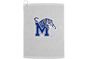Sport Your Gear Memphis Tigers Prime Logo Golf Bag Towel with Grommet White