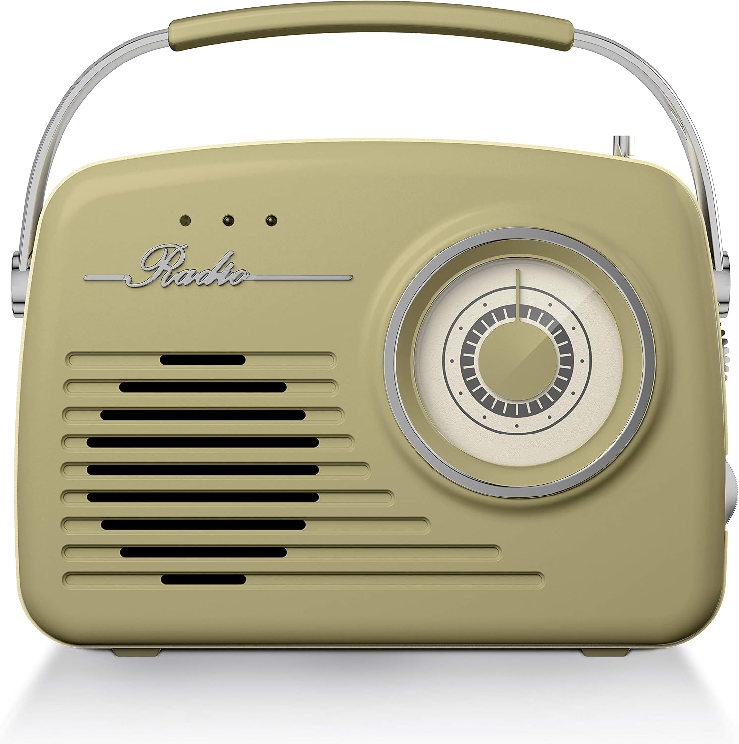 Akai A60014VSG Vintage Radio with AM and FM Radio Functions, Built-in USB, Crystal Clear 5 W Mono Speaker, 220 V/50 Hz - Image 4