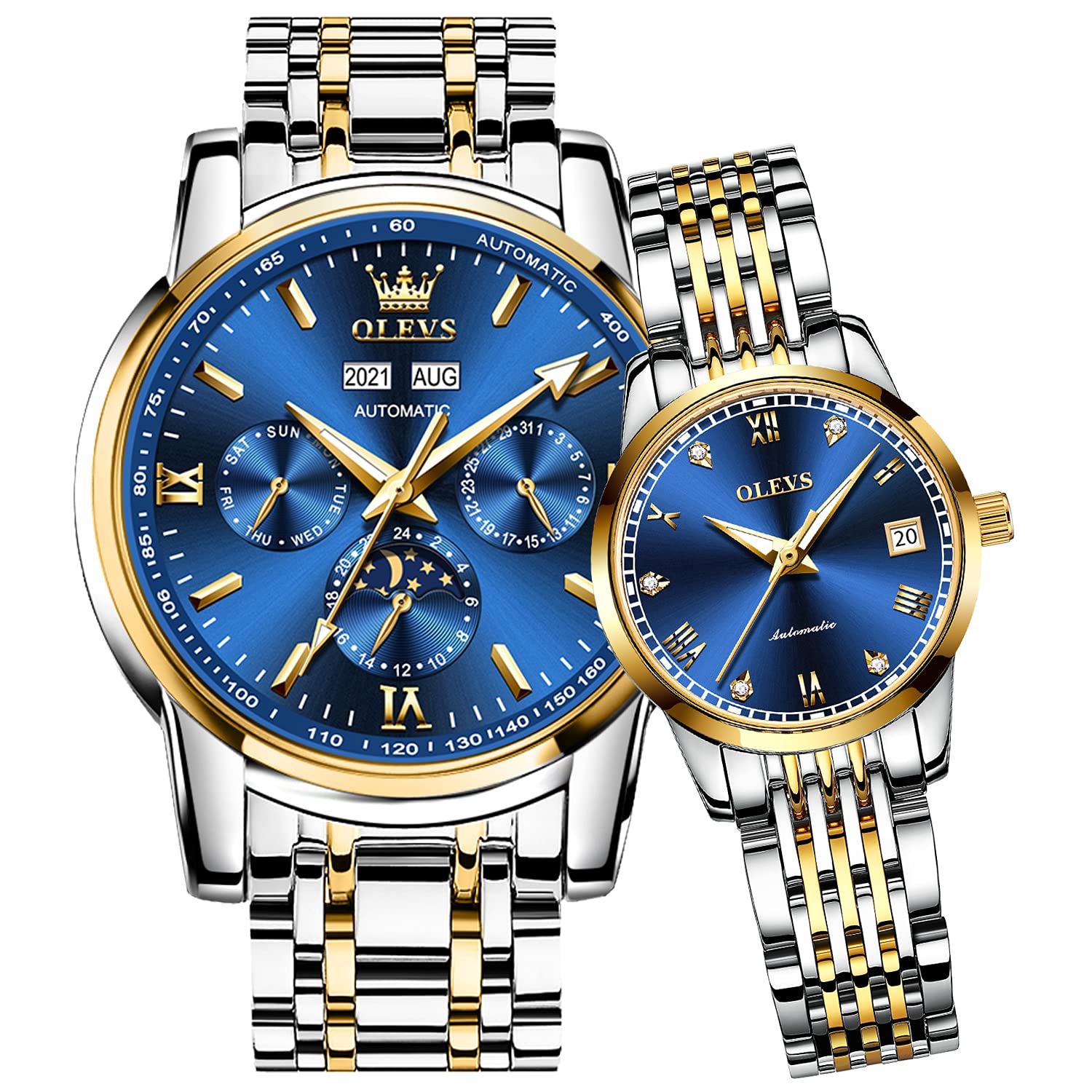 Olevs Male And Female Watch Set Original OLEVS Jam Tangan Couple