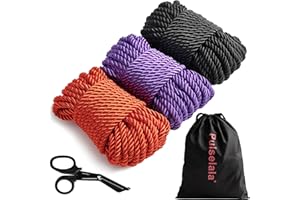 Japanese Rope Style Kit for Beginners and Experienced Riggers, Silky Soft Rope, Perfect for Simple and Complex Knots