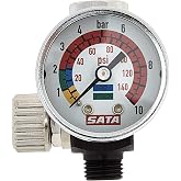 SATA SAT27771 Regulator with Gauge (Regulator with Gauge)