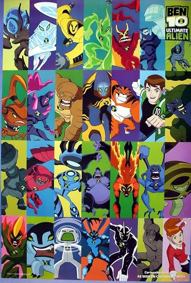 Amazon.com: J-4663 Ben 10 Alien Force Ultimate Alien Omniverse Cartoon