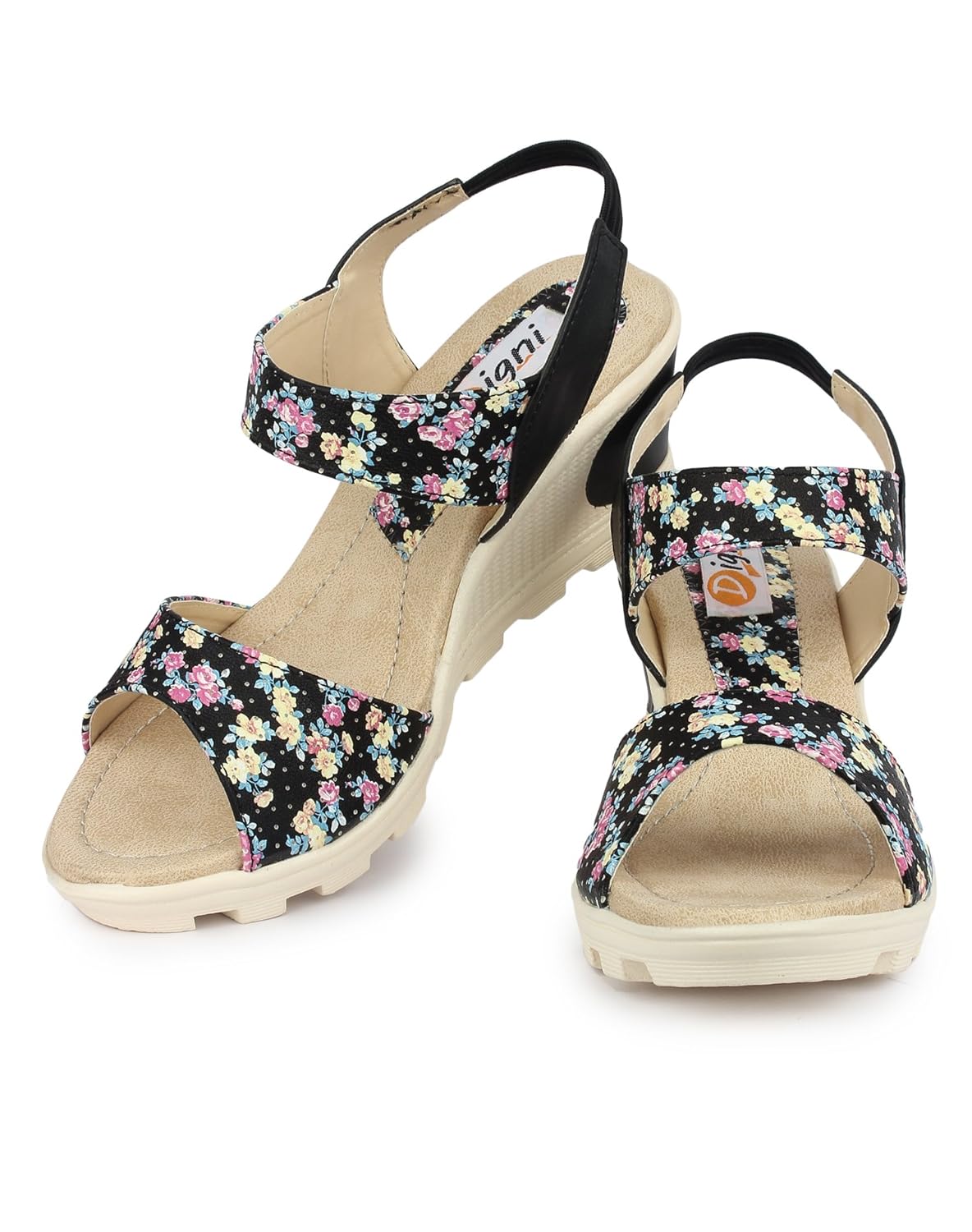 digni women's synthetic open toe heel sandal