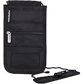 Travelon Rfid Blocking Deluxe Boarding Pouch, Black, Small