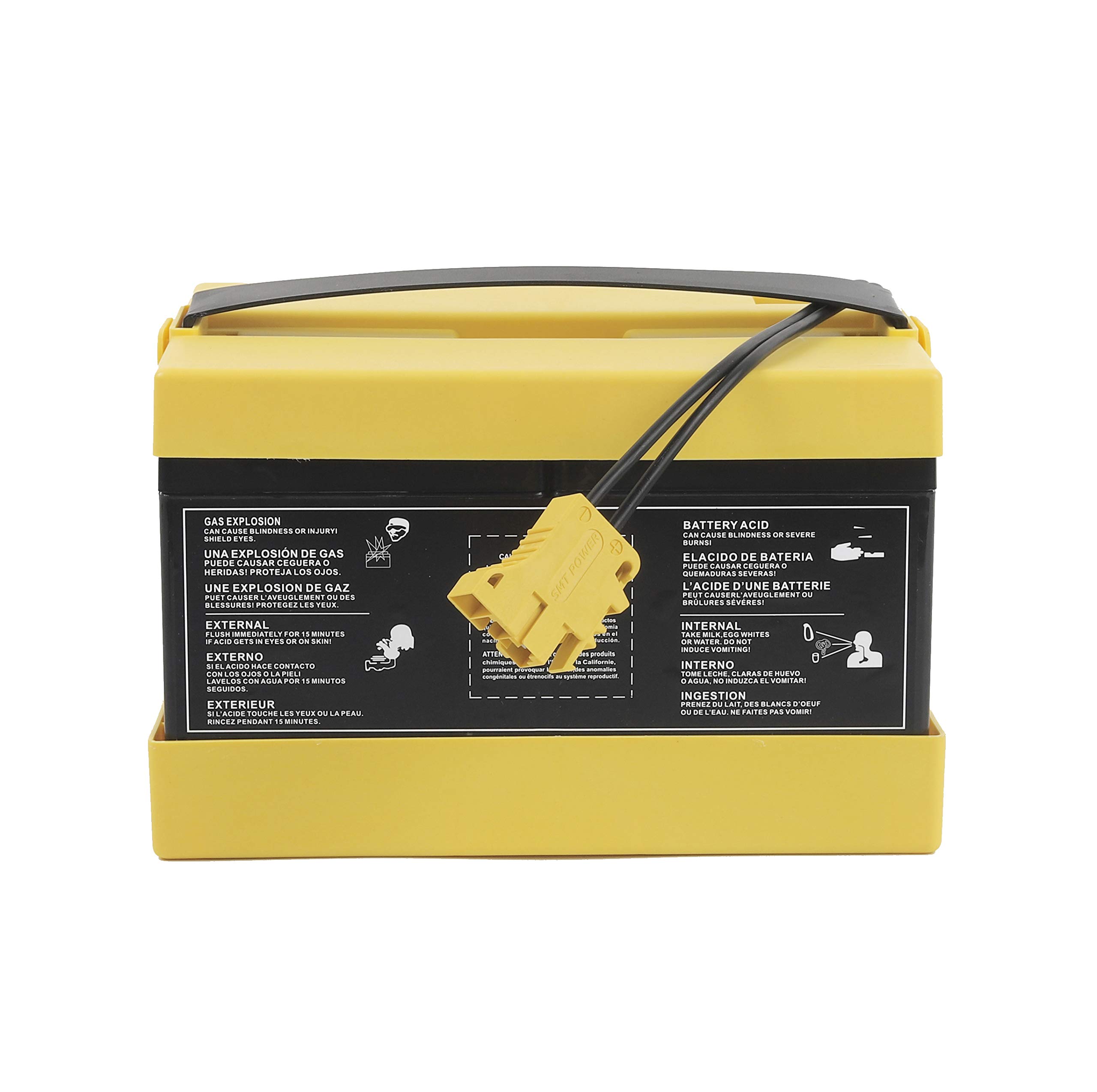 Photo 1 of 24V 12Ah Battery for Peg Perego 24 Volt for Sportsman 850 Lime IGOD0533 / for Polaris Ranger RZR Green Shadow IGOD0534NA Children Ride on Car Yellow Battery