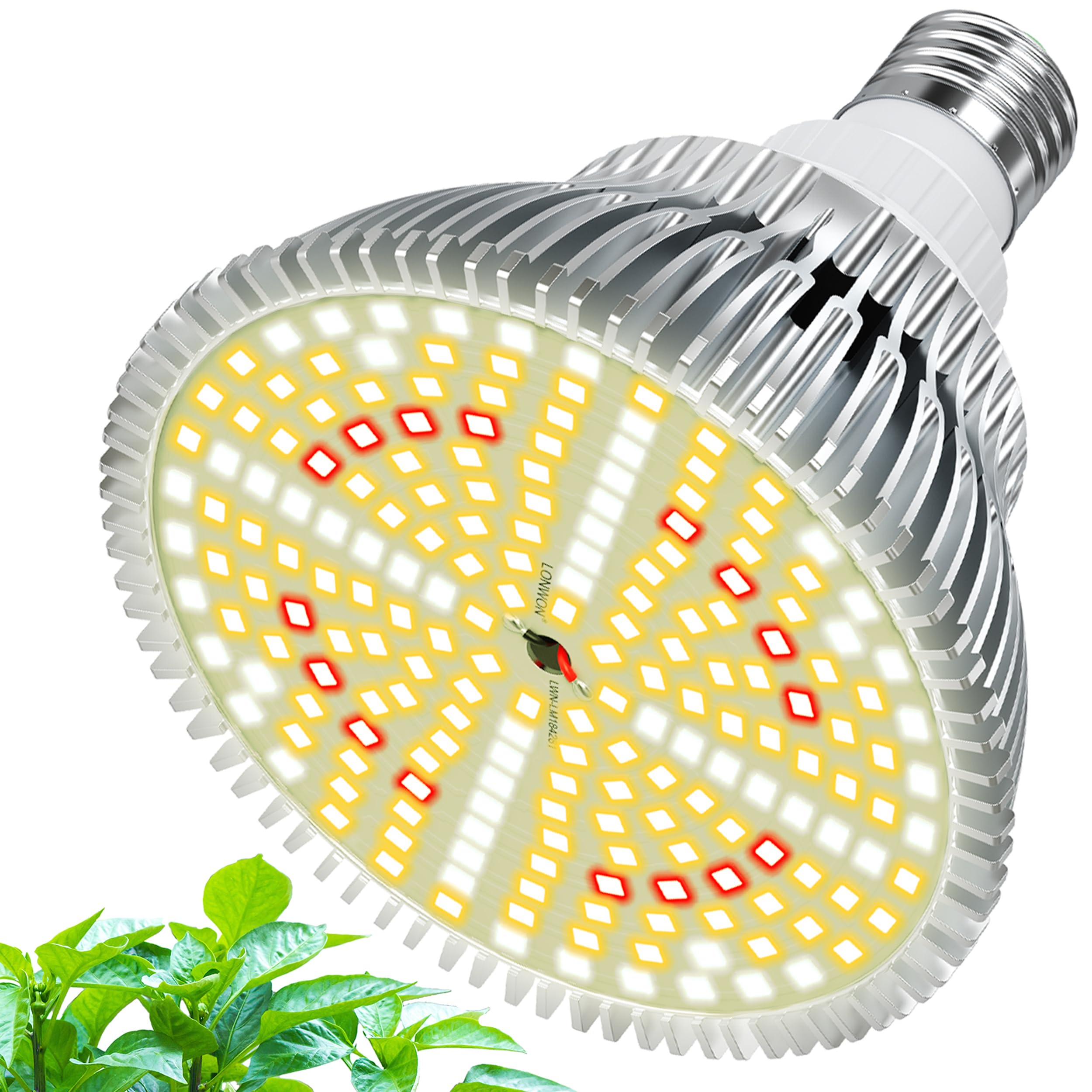 Photo 1 of 30W LED Grow Light Bulbs Full Spectrum, 3500 Lumen Plant Light Bulb, 320W Equivalent Plant Grow Light Bulb, Grow Bulb E26 Base, Grow Light for Indoor Plants, Seed Starting, Pack 1