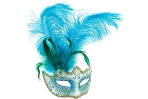 Coddsmz Women Feather Masquerade Mask Venetian Party Mask Mardi Gras Masks Princess Fancy Dress Mask Halloween Costume Mask