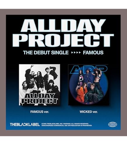 Amazon.com: ALLDAY PROJECT FAMOUS Debut Single Album with Tracking