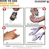 Bear Grip Liquid Chalk 50ml 100ml or 250ml Sports Chalk Sweat Free Hands view 3