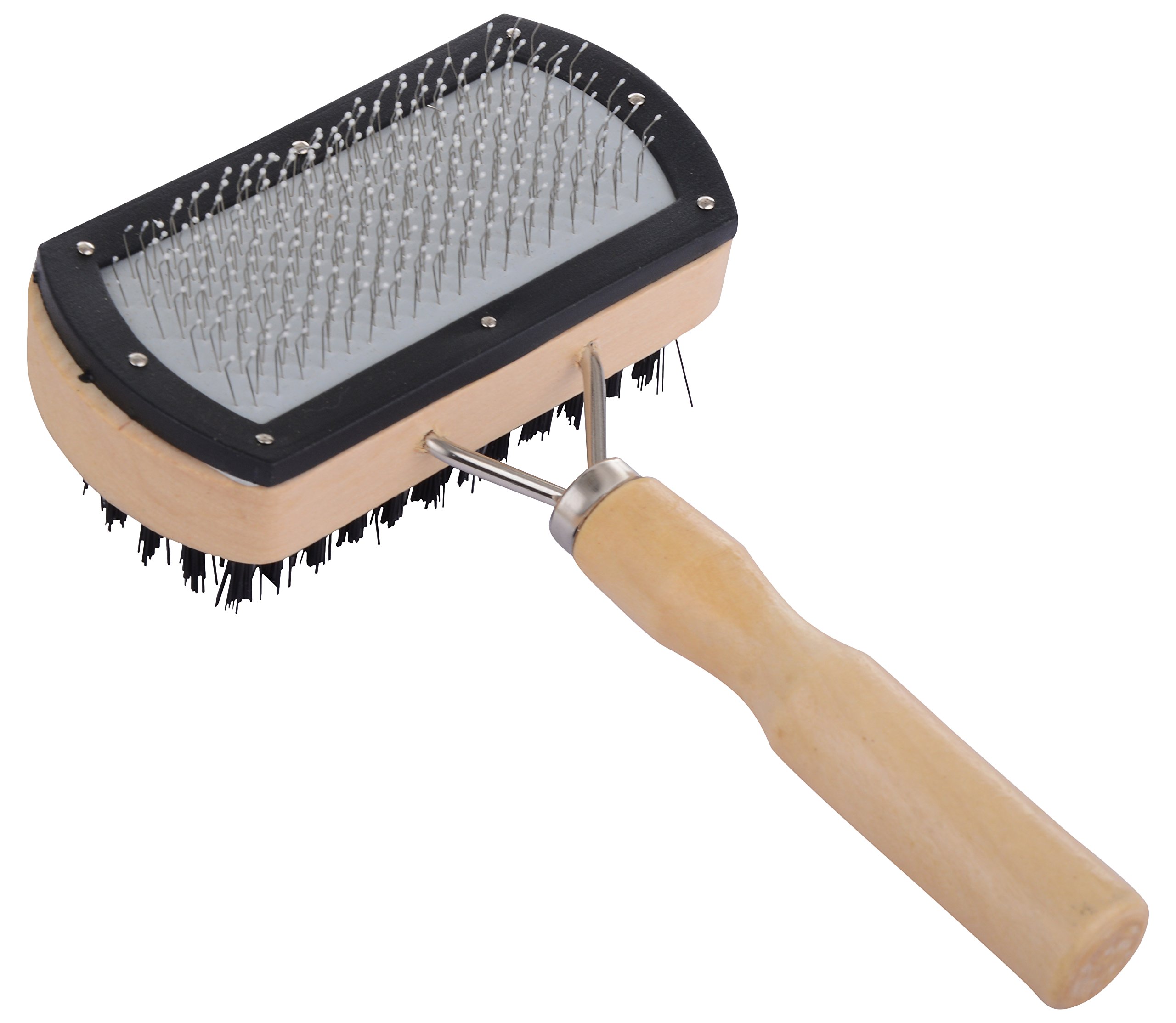 DOUBLE PET GROOMING BRUSH FOR FINE COATS
