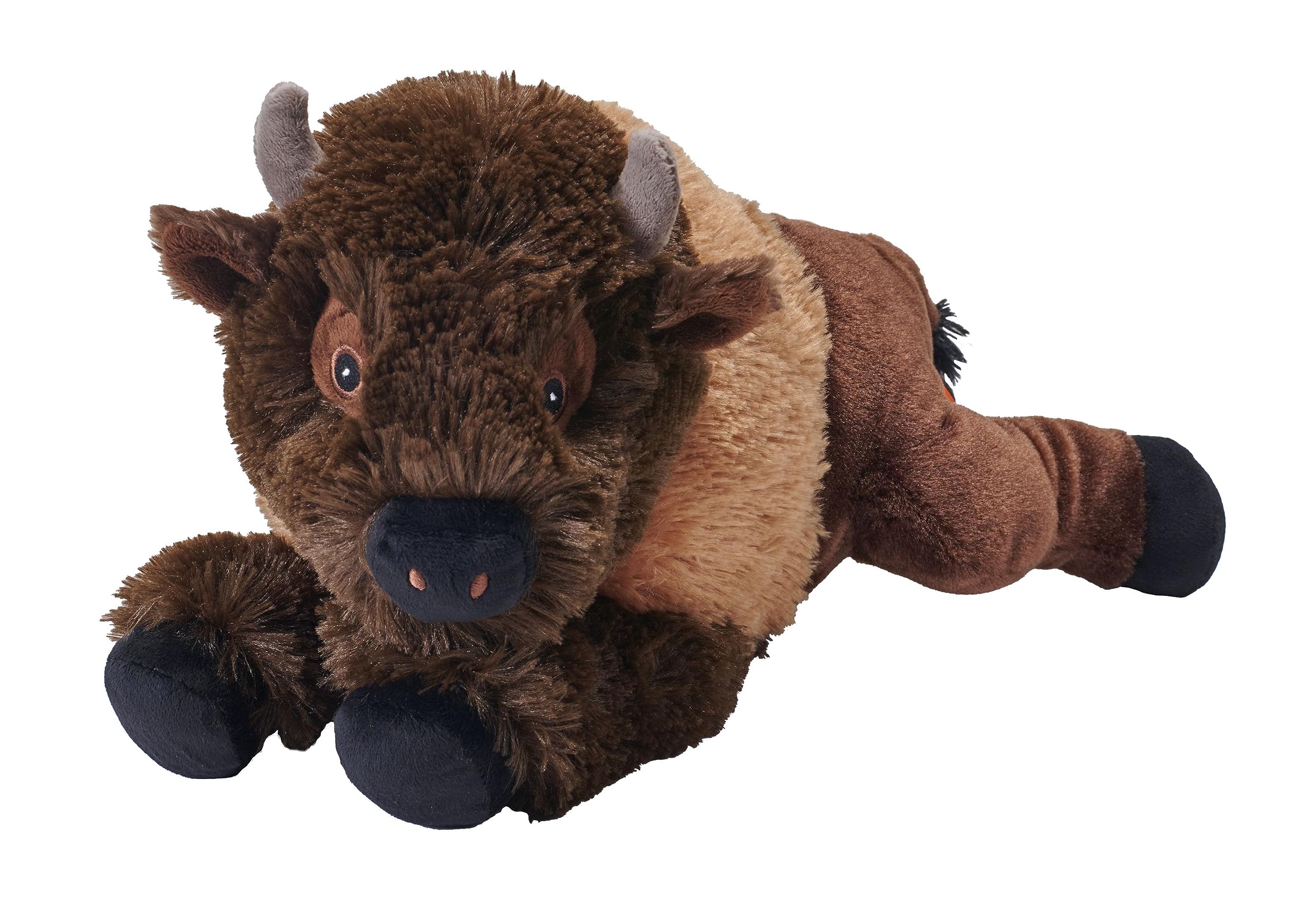 Wild Republic Ecokins, Bison, Stuffed Animal, 12 inches, Gift for Kids, Plush Toy, Made from Spun Recycled Water Bottles, Eco Friendly, Child’s Room Decor