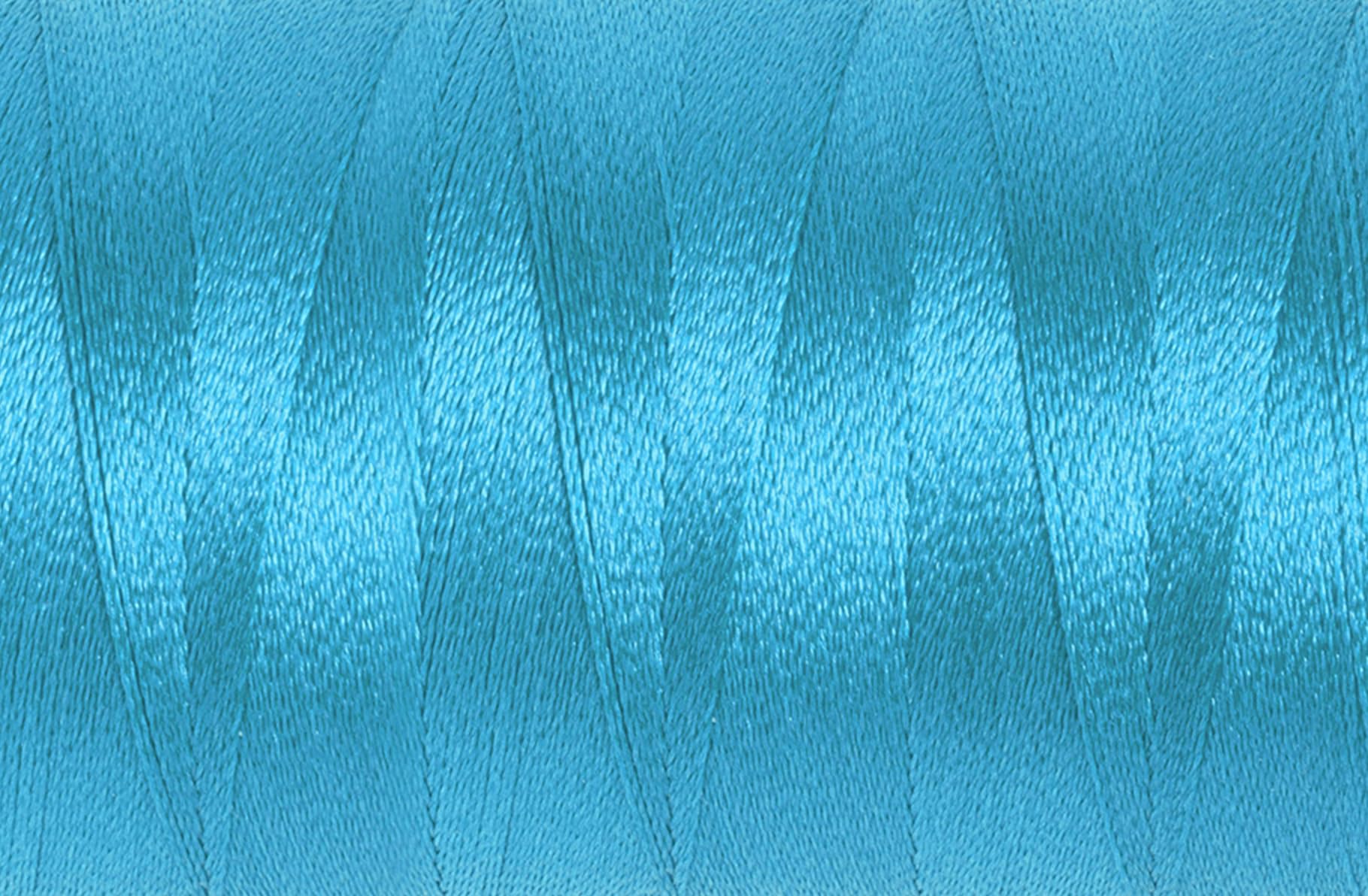 705798-5819-1 Gutermann Super Brite Polyester 40 Machine Embroidery Thread x 1000 mtr Reel, Neon Blue