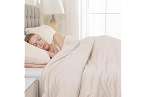 Syalife Cooling Comforter Queen Size,Cooling and Warm Summer Comforter with Japanese Q-Max 0.45 Cooling Fiber, All Season Cotton Blanket Lightweight Comforter (Beige, 90"x90")