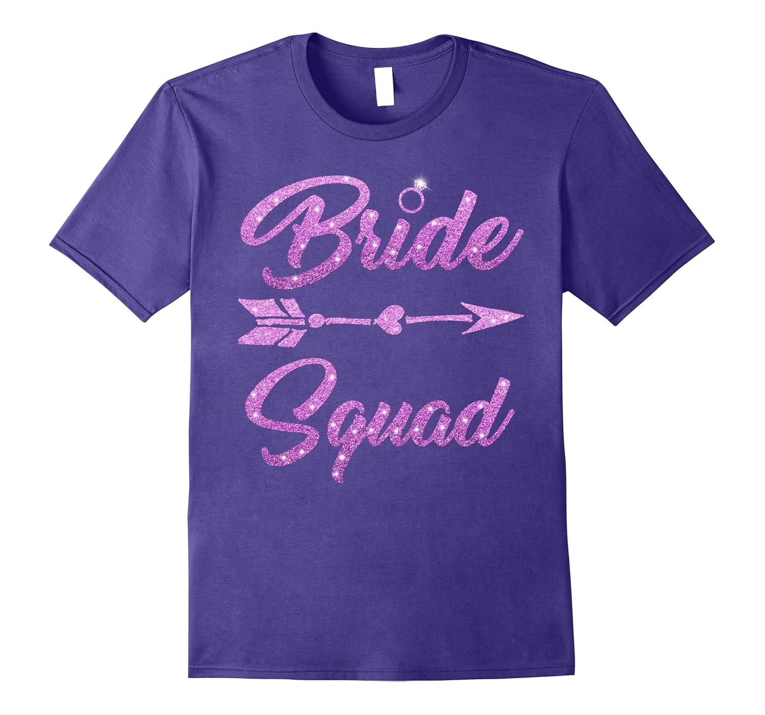 Bride Squad Shirt Bachelorette Pary Bridal Bridesmaids Tee-Rose