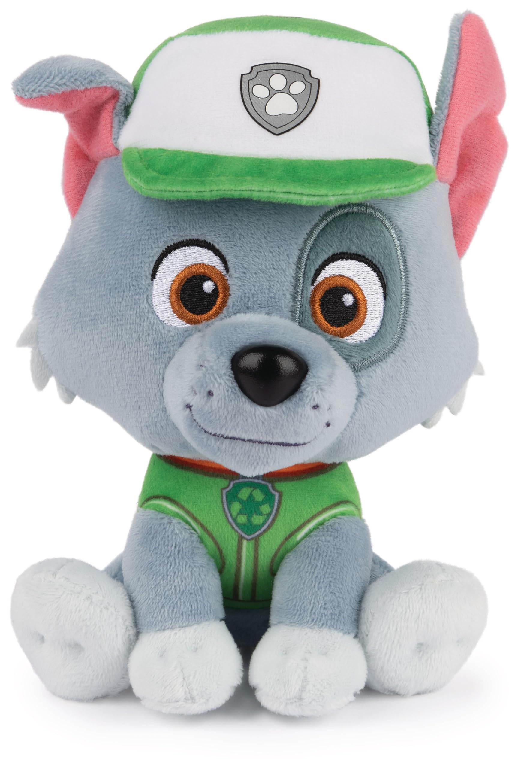 Official GUND PAW Patrol Soft Dog Themed Cuddly Plush Toy Rocky 6-Inch Soft Play Toy For Boys and Girls Aged 12 Months and Above