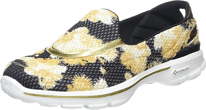 skechers go walk 3 womens gold