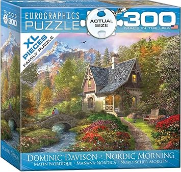 EuroGraphics Nordic Morning by Dominic Davison Puzzle (300 Piece), Small