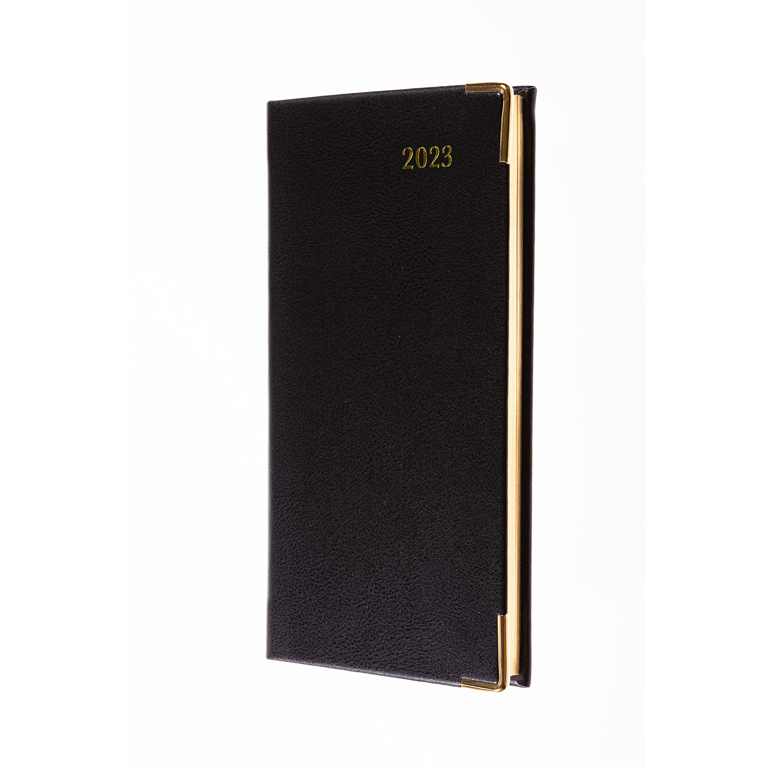 Collins Classic Slimchart Week to View with Appointments 2023 Diary - Black (CAPV.99-23) - Complete Business Planner, Agenda and Journal Organiser