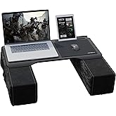 Couchmaster CYBOT - Premium Ergonomic Lap Desk for Notebooks - Sustainable Bamboo Construction - Kevlar Cushion Front - Venti