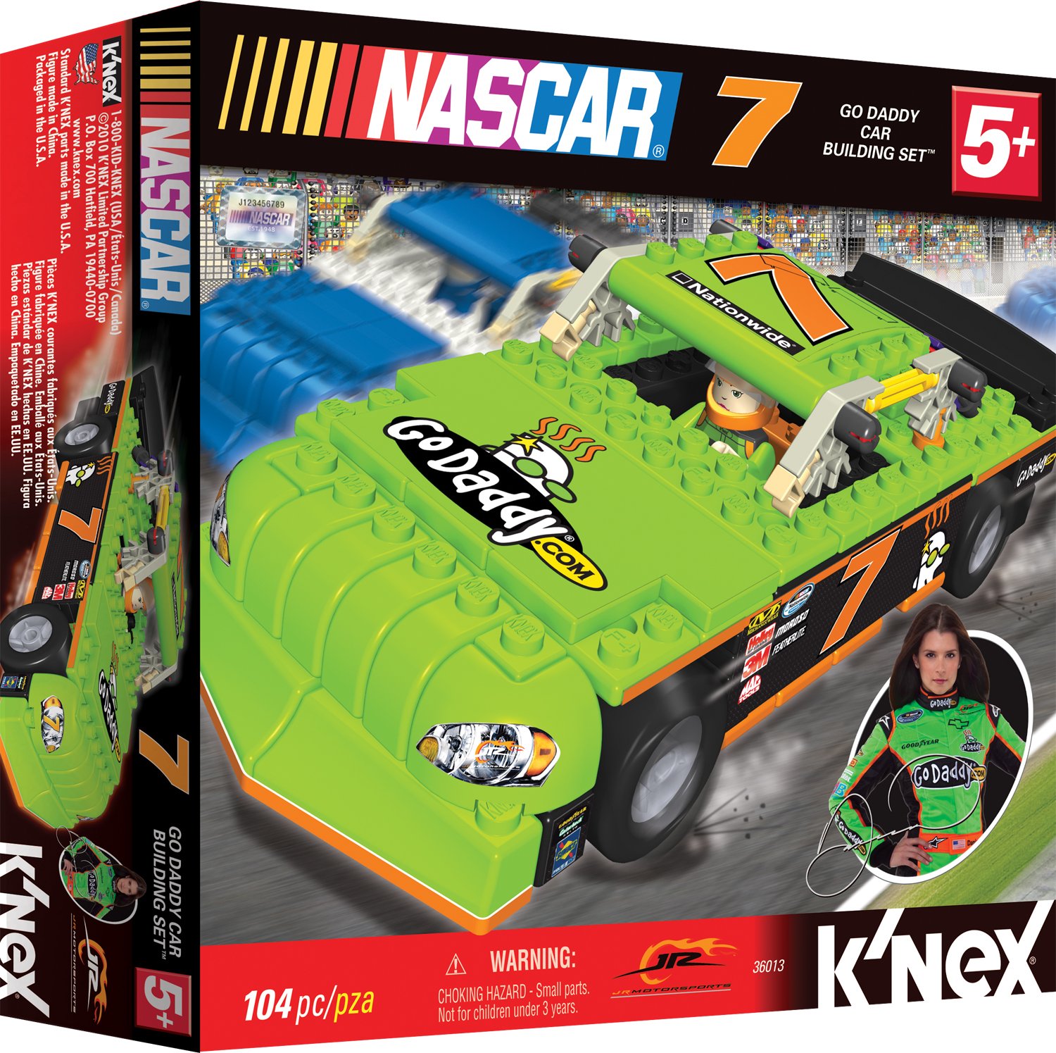Buy K Nex Nascar Building Set Danica Patrick S 7 Go Daddy Car Online At Desertcartbahamas