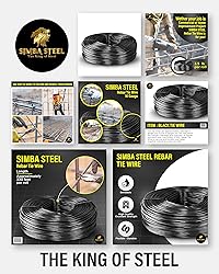 SIMBA STEEL - Rebar Tie Wire | 16 Gauge | Black