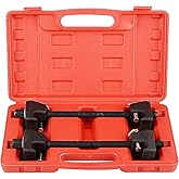 DAYUAN 2Pcs Macpherson Strut Spring Compressor Tool 12 Inch 1/2 Inch Drive | Fits 13/16" Socket，Compresses Most MacPherson Coil Springs，Forged Hooks，Built-In Safety Pins，300mm Length