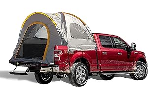 Pickup Truck Box Camping Tent for Standard Cargo Box 5.5ft, Water Resistant with PU 2000mm, Two Person Tent for Camping, Fish