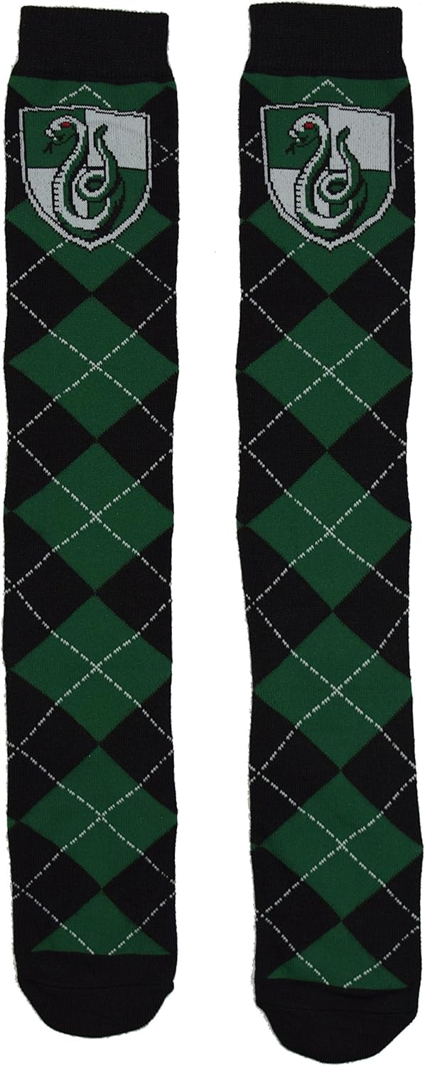 Harry Potter Slytherin School Uniform Knee High Socks: Clothing