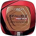 L'Oreal Paris Makeup Infallible Fresh Wear Foundation in a Powder, Up to 24H Wear, Waterproof, Copper, 0.31 oz.