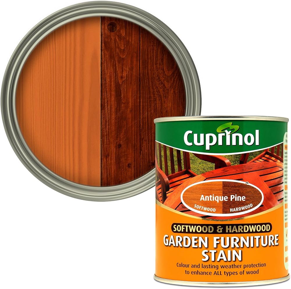 Cuprinol Garden Furniture Stain Antique Pine 750ml Exterior Woodcare