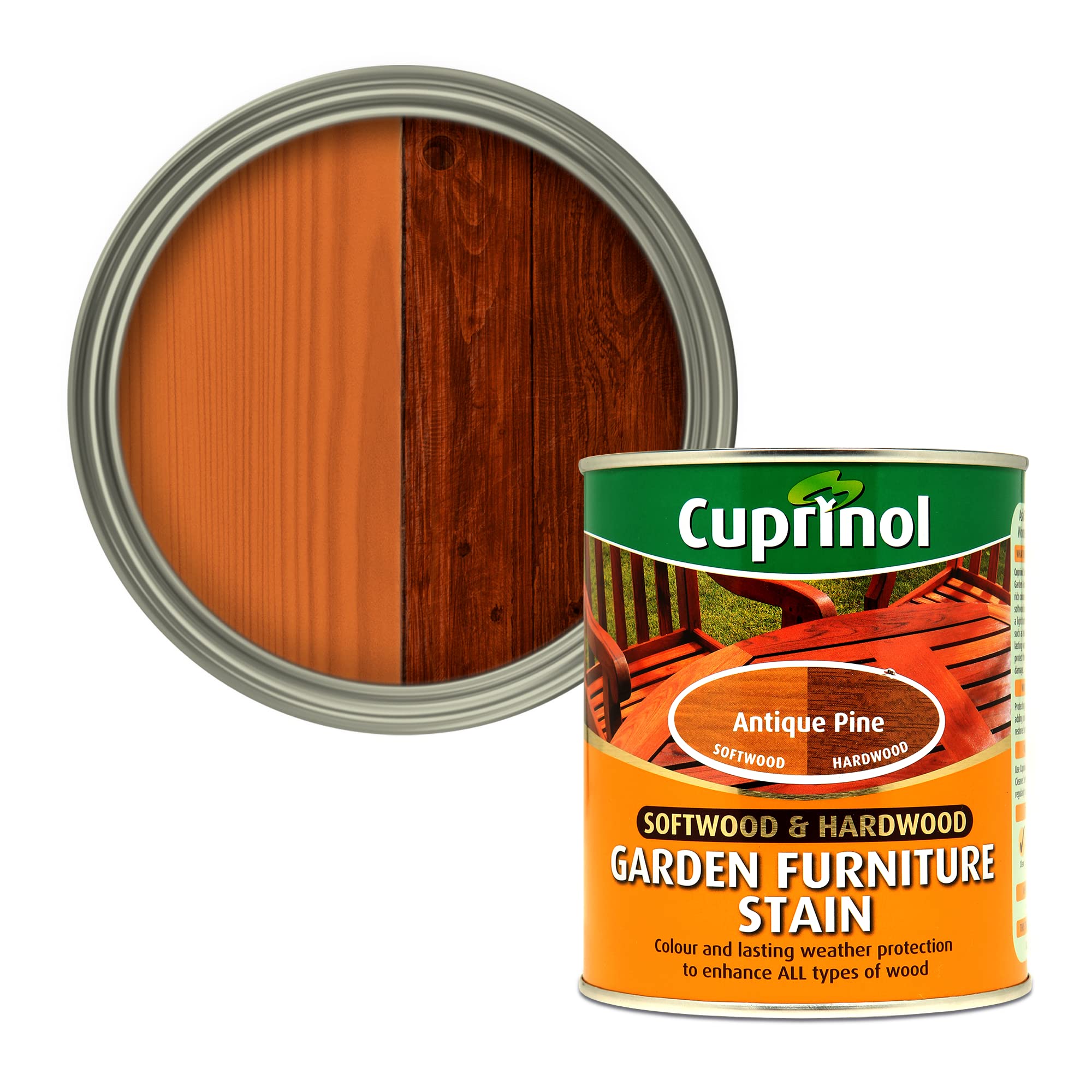 Cuprinol Garden Furniture Stain Exterior Woodcare, Antique Pine,750 ml — image 1