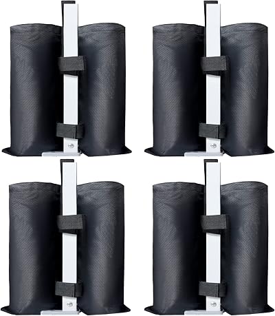 ABCCANOPY Gazebo Weights Set of 4 Heavy Duty Pop Up Tent Canopy Leg Sandbags