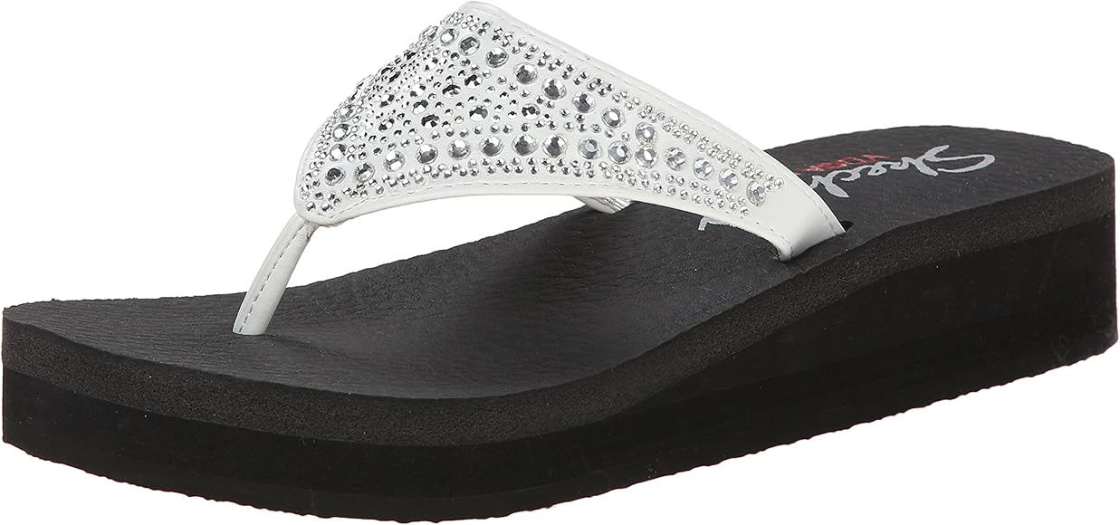 skechers wedge flip flops