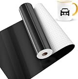 Lya Vinyl Glossy Black Permanent Vinyl 12x40ft for Cricut Silhouette Cameo