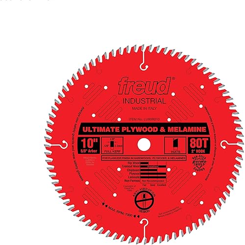 Freud 10" x 80T Ultimate Plywood & Melamine Blade (LU80R010) - New