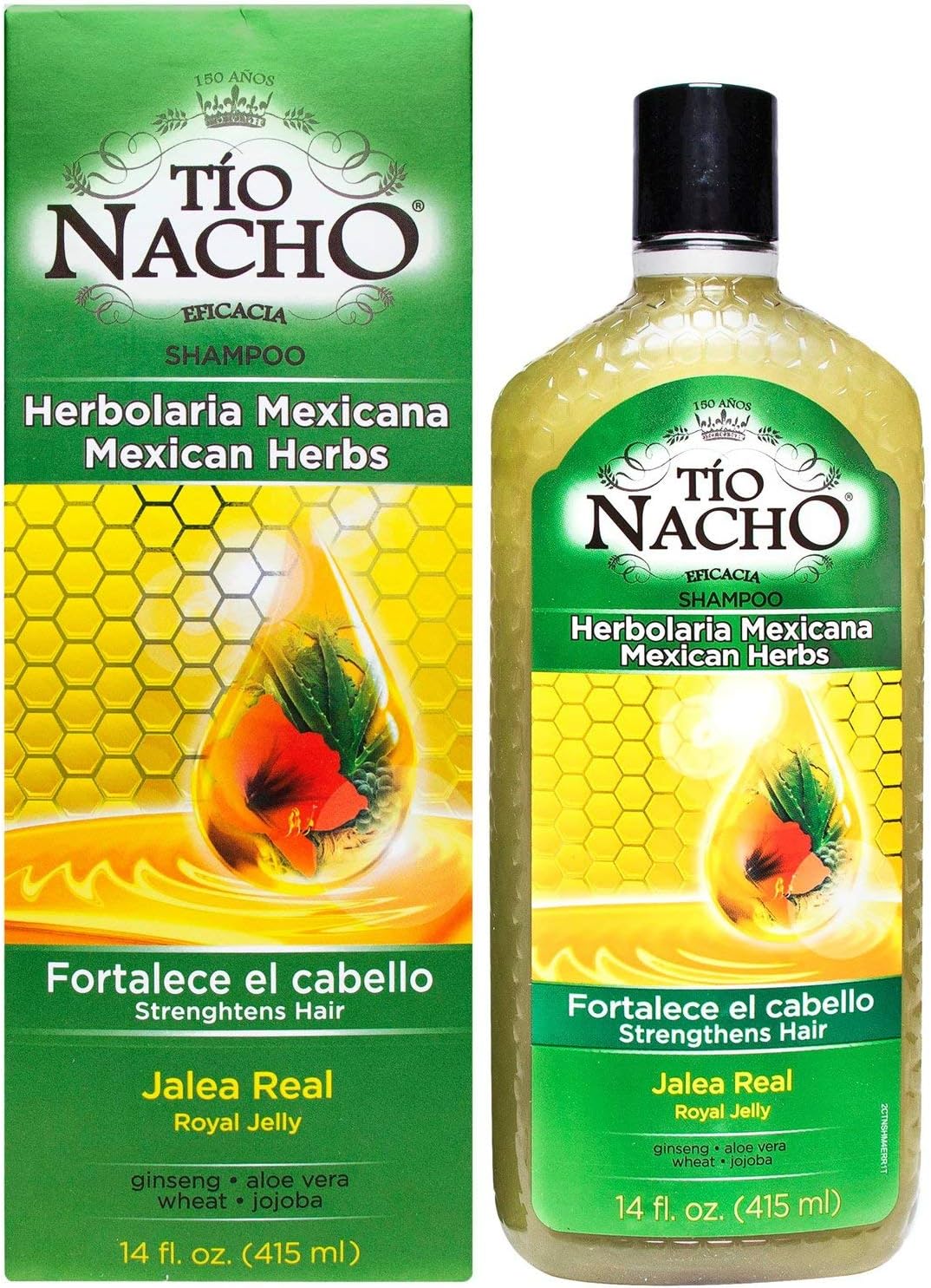 TIO NACHO Mexican Herbs Shampoo 14 oz (Pack of 2)