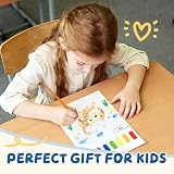 YPLUS Water Colouring Book for Children with Paint Set Animals view 7