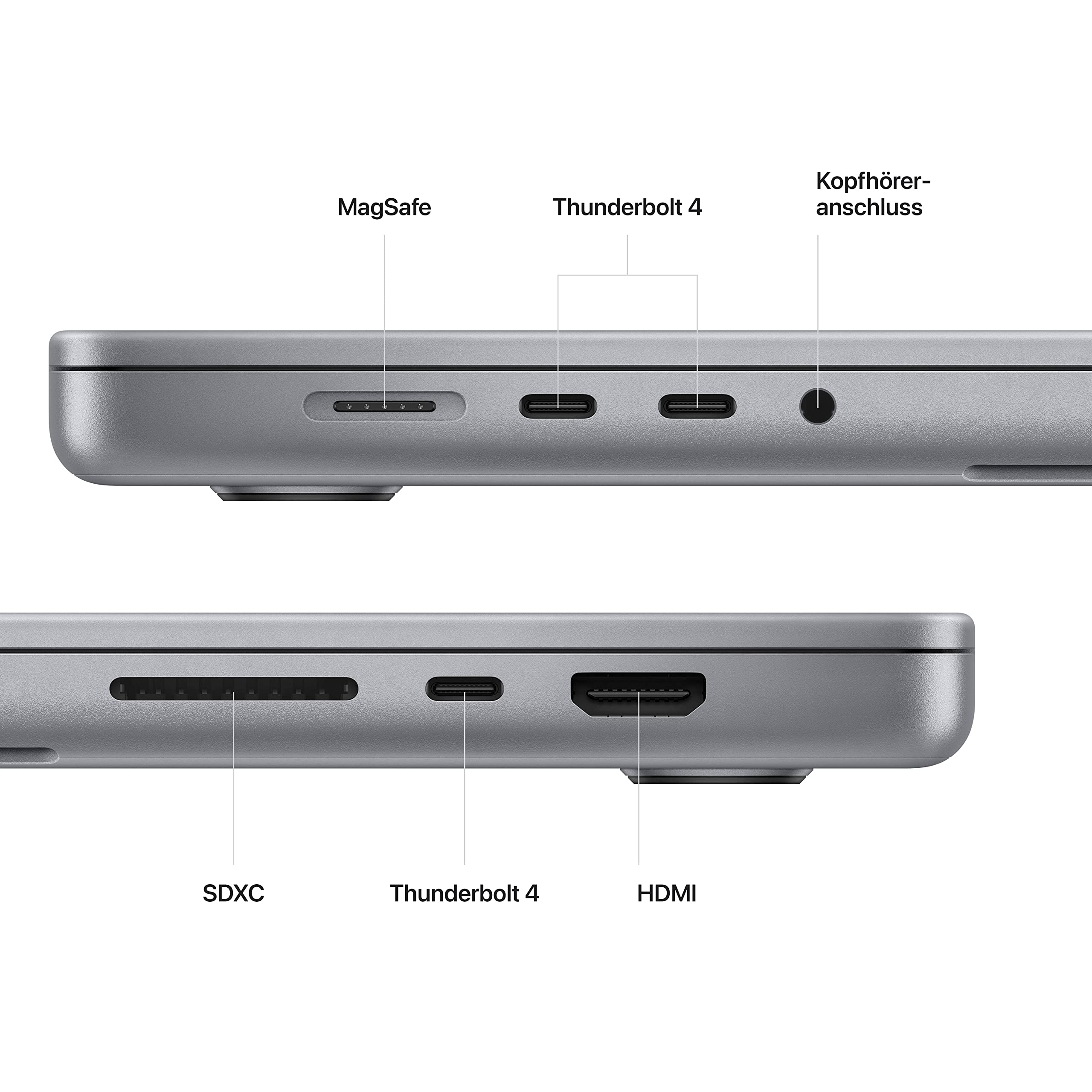 Apple 2023 MacBook Pro Laptop mit Apple M2 Pro Chip mit 12‑Core CPU und 19‑Core GPU: 16