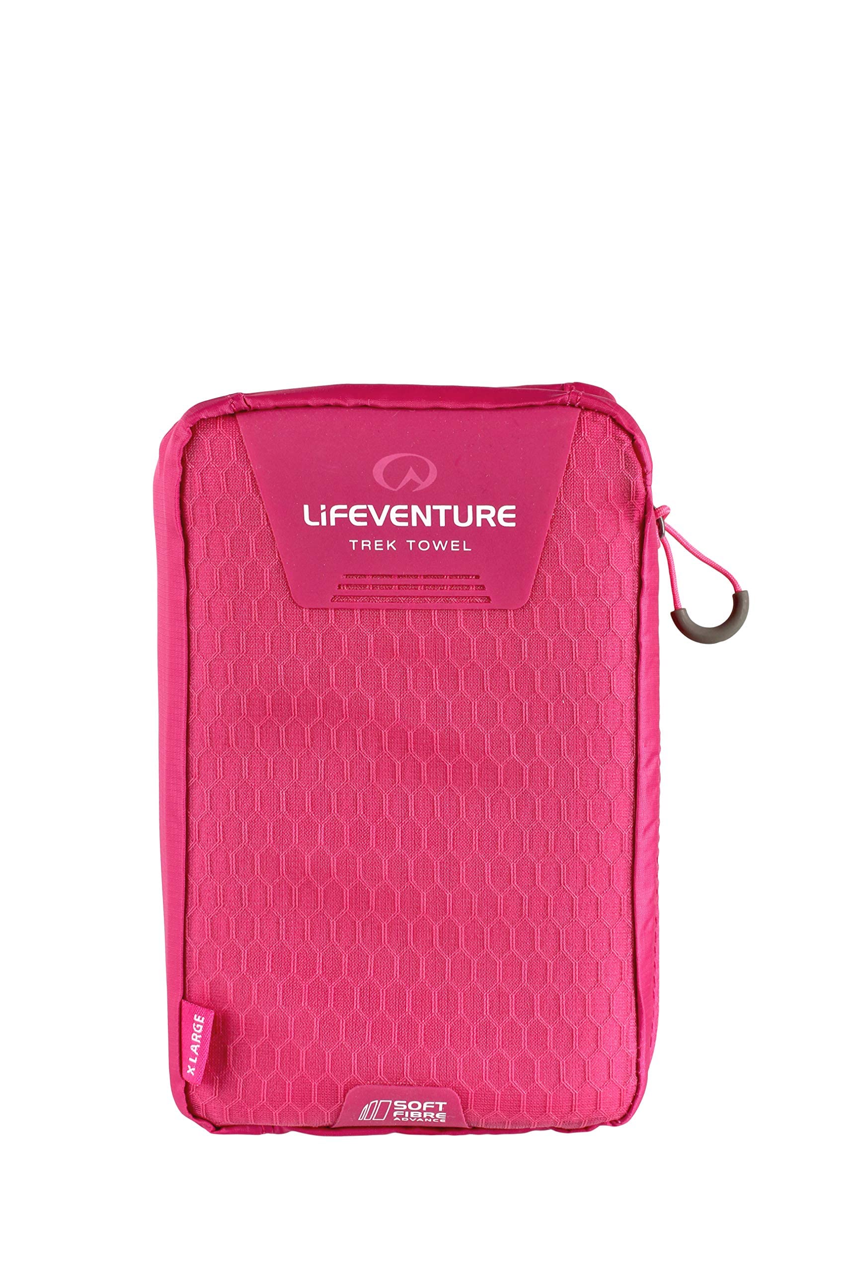 Lifeventure SoftFibre Travel Towel — Compact, Lightweight Quick-Dry Sports & Beach Towel, Sand-Free Design, Giant, Pink — image 1