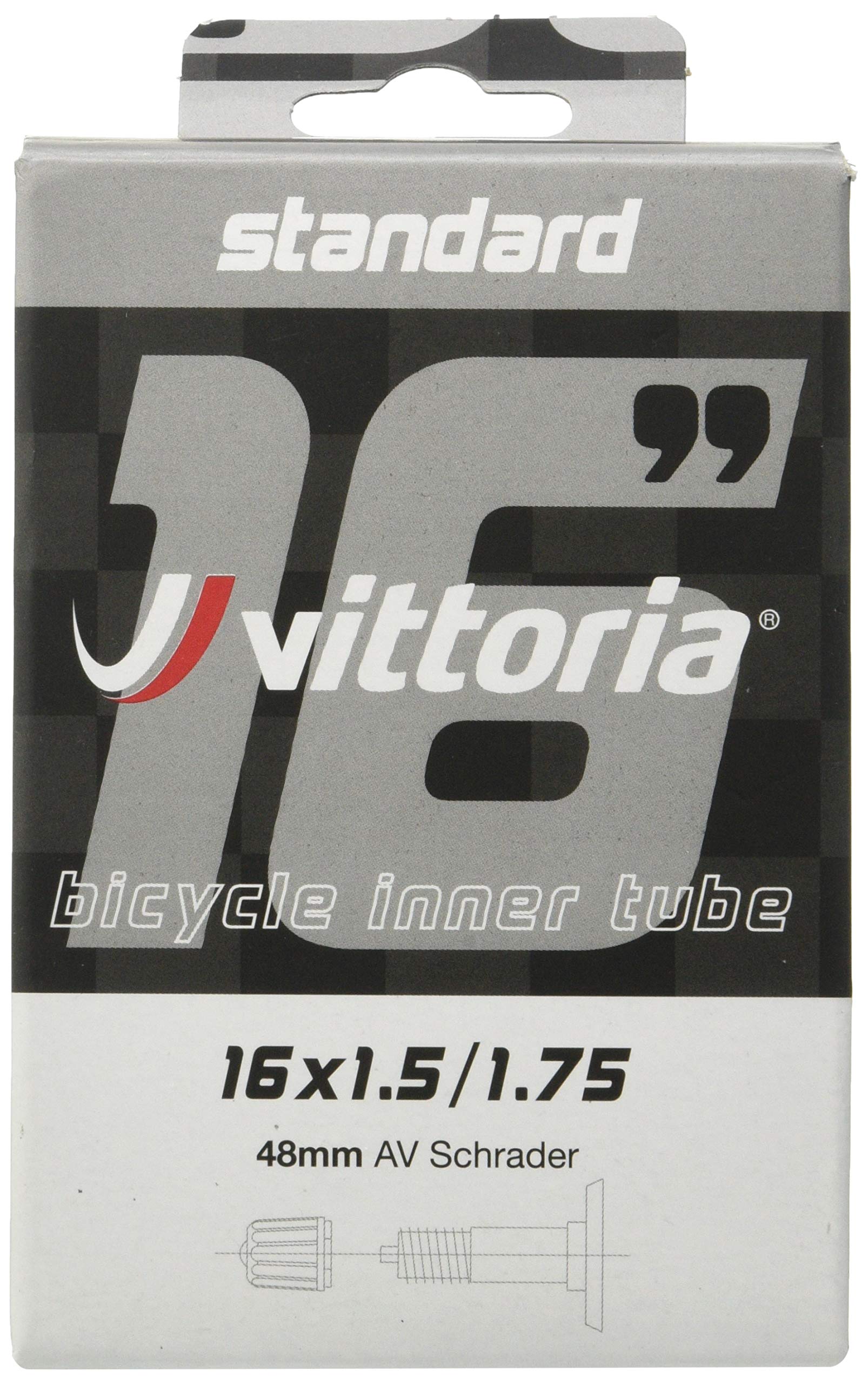 Vittoria Standard 16x1.5/1.75 Av Schrader 48mm